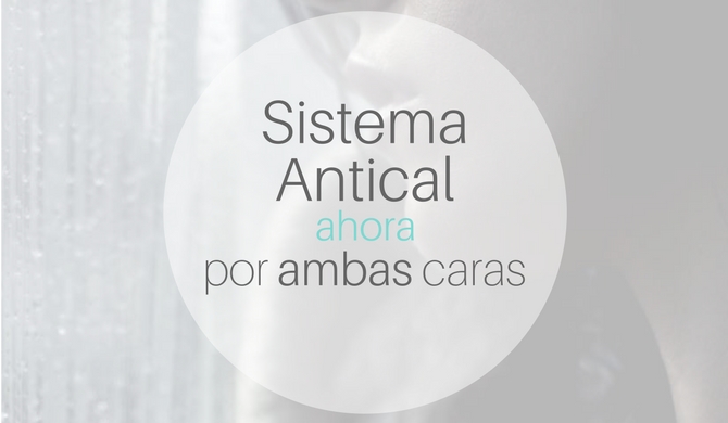Mamparas de Ducha con Sistema Antical por ambas caras